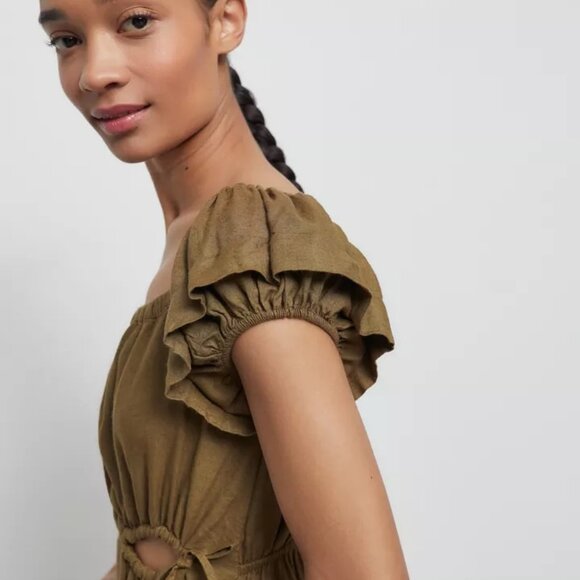 NWOT Urban Outfitters Peekaboo Frock Dress Size Large - Picture 5 of 8